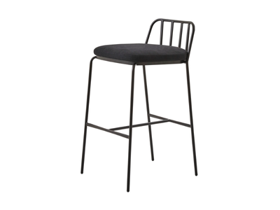 PALM - High painted metal garden stool _ PARLA
