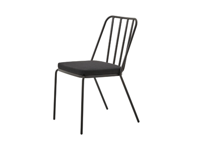 PALM - Painted metal garden chair with removable cover _ PARLA