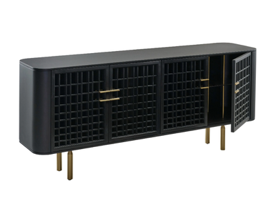 RAIN - Wood veneer sideboard with doors _ PARLA