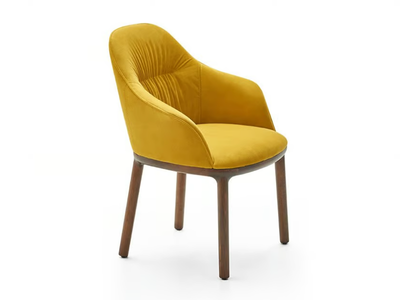 REMUS - Upholstered chair with armrests _ PARLA