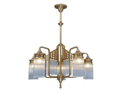 BERLIN 5 - Handmade brass chandelier _ Patinas Lighting