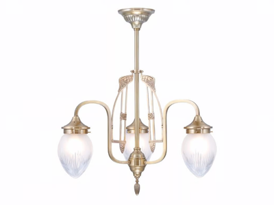 COLOGNE 3 - Handmade brass chandelier _ Patinas Lighting