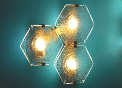 HEXXA WALL LIGHT 03 OL - LED glass wall lamp _ Patinas Lighting