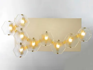 HEXXA WALL LIGHT 09 - LED glass wall lamp _ Patinas Lighting
