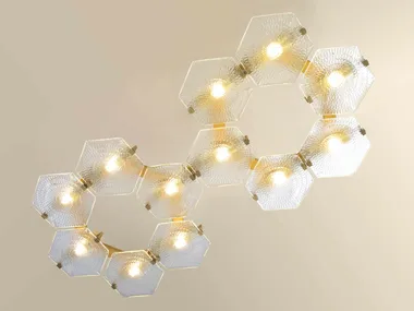 HEXXA WALL LIGHT 12 OL - LED glass wall lamp _ Patinas Lighting