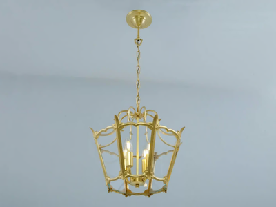 LATERNA II - Brass pendant lamp _ Patinas Lighting