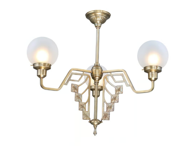 LINZ II - Swivel brass chandelier _ Patinas Lighting