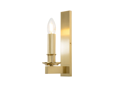 LOS ANGELES WALL LIGHT 90 - Brass wall lamp _ Patinas Lighting