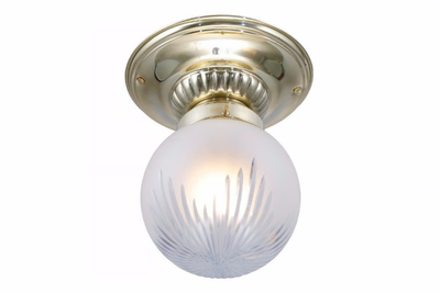 PAPA 8/22 - Handmade brass ceiling lamp _ Patinas Lighting