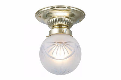 PAPA 8/24 - Handmade brass ceiling lamp _ Patinas Lighting