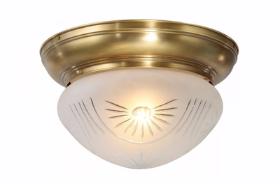 TRIBU 25/4 - Brass ceiling lamp _ Patinas Lighting