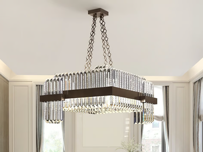 DIAMANTE - LED Lead Crystal pendant lamp _ Patrizia Volpato
