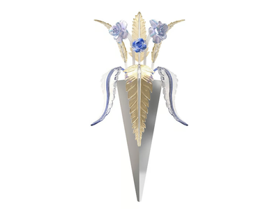 ICONICA - LED wall light in Murano glass and metal _ Patrizia Volpato