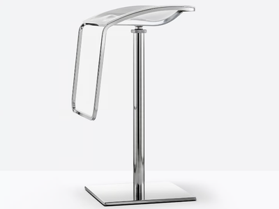 AROD 560 - High stainless steel stool with footrest _ Pedrali