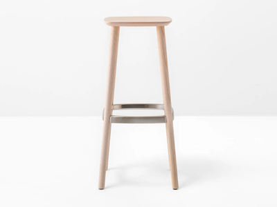 BABILA 2702 - Wooden stool with footrest _ Pedrali