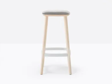 BABILA 2702/A - High ash stool with footrest _ Pedrali