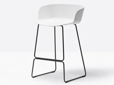 BABILA 2747 - Sled base high polypropylene stool _ Pedrali