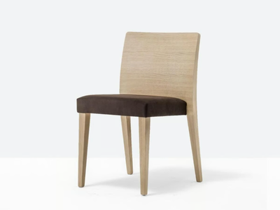 GLAM 431 - Upholstered oak chair _ Pedrali