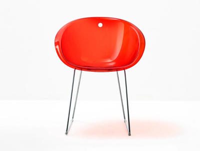 GLISS 921 - Sled base polycarbonate chair _ Pedrali
