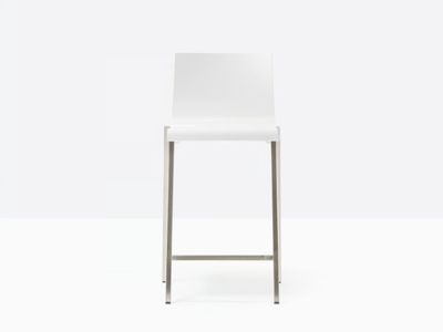 KUADRA 1102 - High stool with footrest _ Pedrali