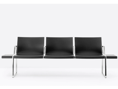 PLURAL P02013/2014/2016/2019 - Bench with armrests _ Pedrali
