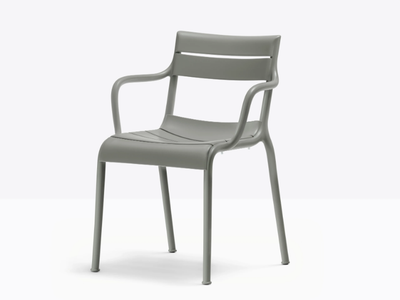 SOUVENIR 555RM - Stackable polypropylene chair with armrests _ Pedrali