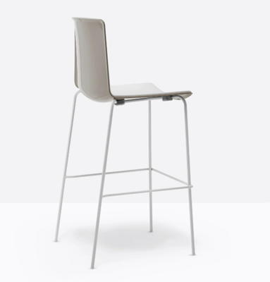TWEET 896 - High polypropylene stool with footrest _ Pedrali