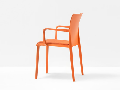 VOLT 674 - Stackable plastic chair with armrests _ Pedrali