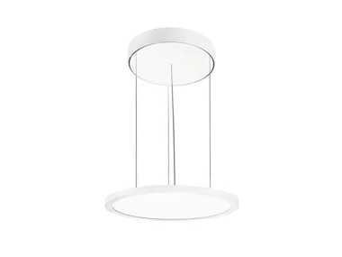 FL ROUND 333 PL - LED pendant lamp in metal and opal glass _ PERFORMANCE iN LIGHTING