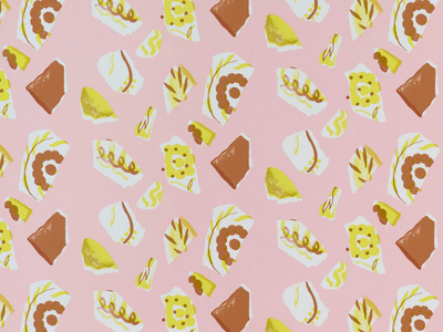 LES CRAFTIES MOSAIQUE - Motif nonwoven wallpaper _ Petite Friture