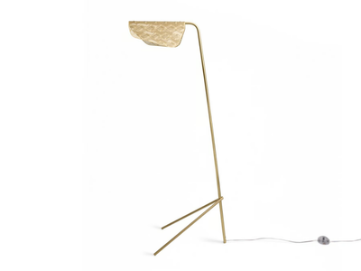 MÉDITERRANÉA - LED brass floor lamp with tripod _ Petite Friture