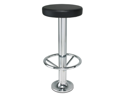 414 - Steel stool with footrest _ PF Stile