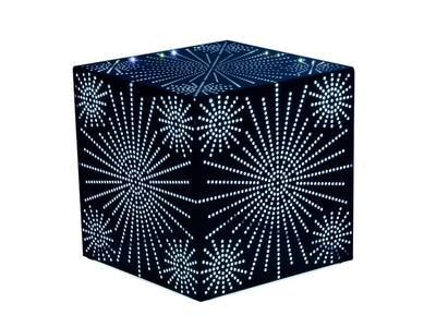 BALÙ - With light square steel pouf _ PF Stile