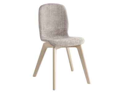 GLAMOUR WOOD UP - Upholstered fabric chair _ PF Stile