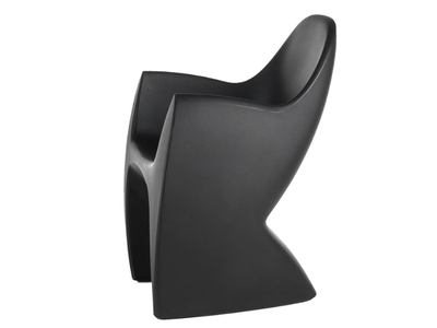 LOUNGE - Polyethylene garden chair with armrests _ PF Stile