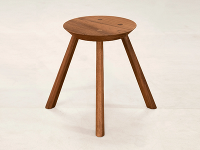 DW 01 - Low teak stool _ Phantom Hands