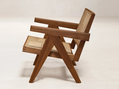 EASY ARMCHAIR - Teak armchair with armrests _ Phantom Hands