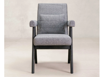 KESA SLATE - Fabric armchair with armrests _ Phantom Hands