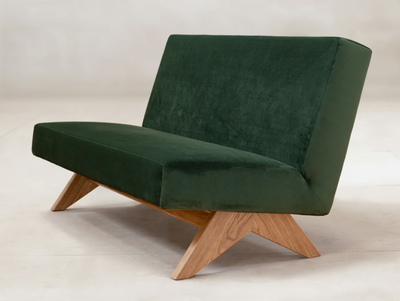 UPHOLSTERED ARMLESS SOFA - Fabric small sofa _ Phantom Hands