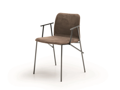 ALUNNA - Upholstered Eco-leather chair _ PIANCA