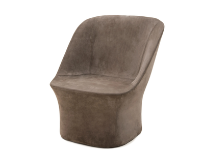 ESSE LOUNGE - Fabric armchair with base _ PIANCA