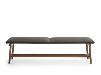 FUSHIMI - Upholstered leather bench _ PIANCA