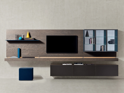 PEOPLE 01 - Sectional wooden storage wall _ PIANCA