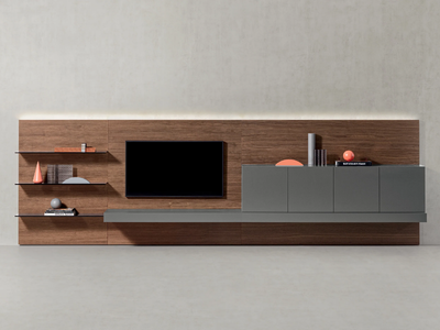 PEOPLE 02 - Sectional wooden storage wall _ PIANCA