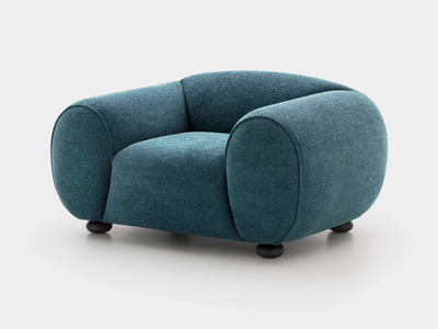 REGINA - Fabric armchair with armrests _ PIANCA