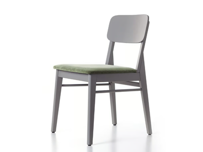ASIA 03 C1 - Solid wood chair with integrated cushion _ PIANI