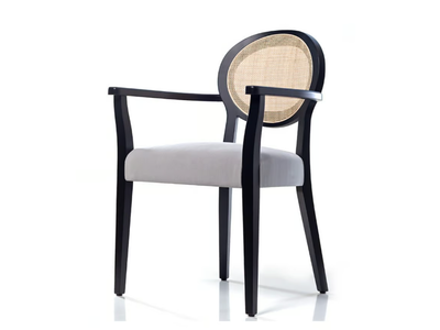 OPERA 00 A4 - Medallion solid wood chair with armrests _ PIANI