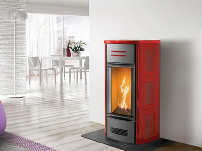 G963 - Gas steel stove for air heating _ Piazzetta