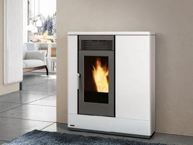 P185 TH - Pellet steel Heating stove Class A+ _ Piazzetta