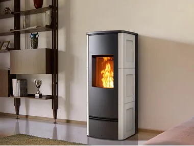 P930 C 5 STARS - Pellet faïence stove Class A+ _ Piazzetta